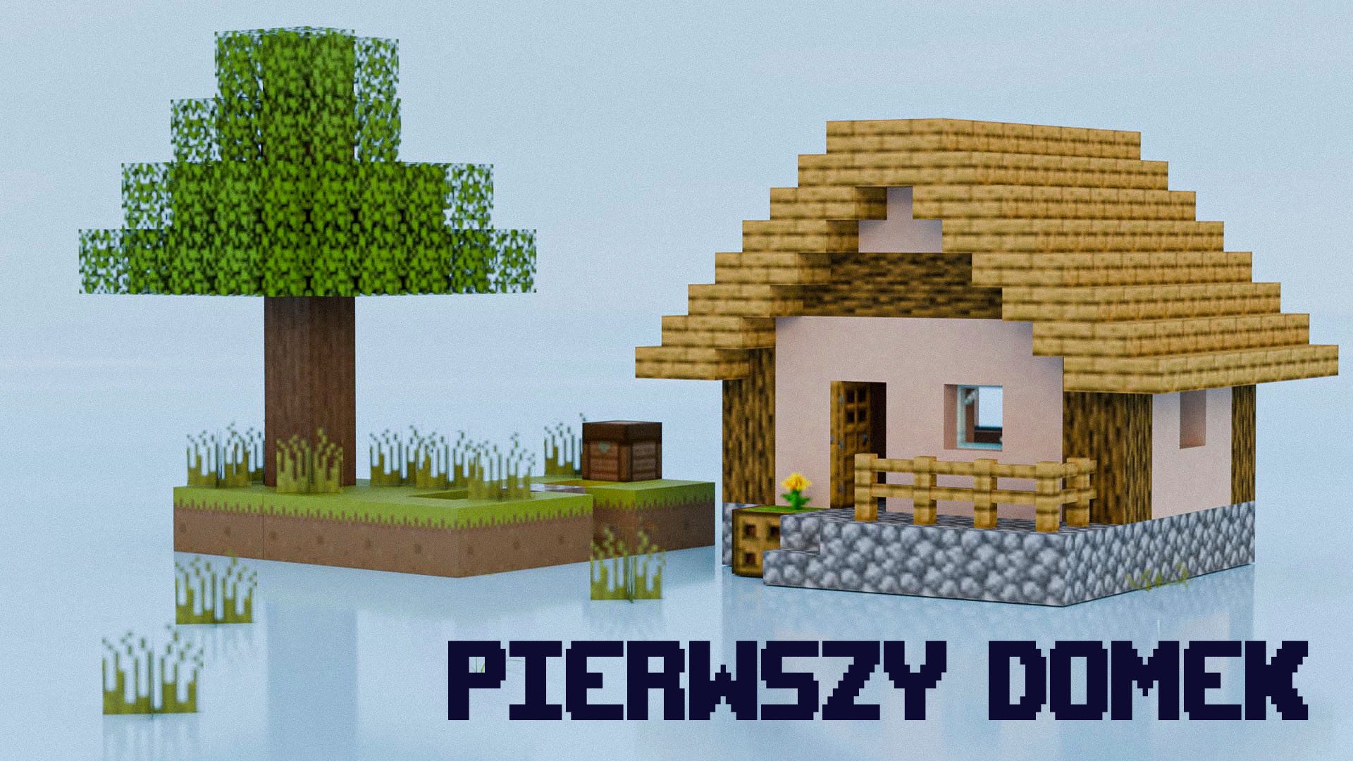 domek który stworzysz w ramach kursu blender dla młodzieży