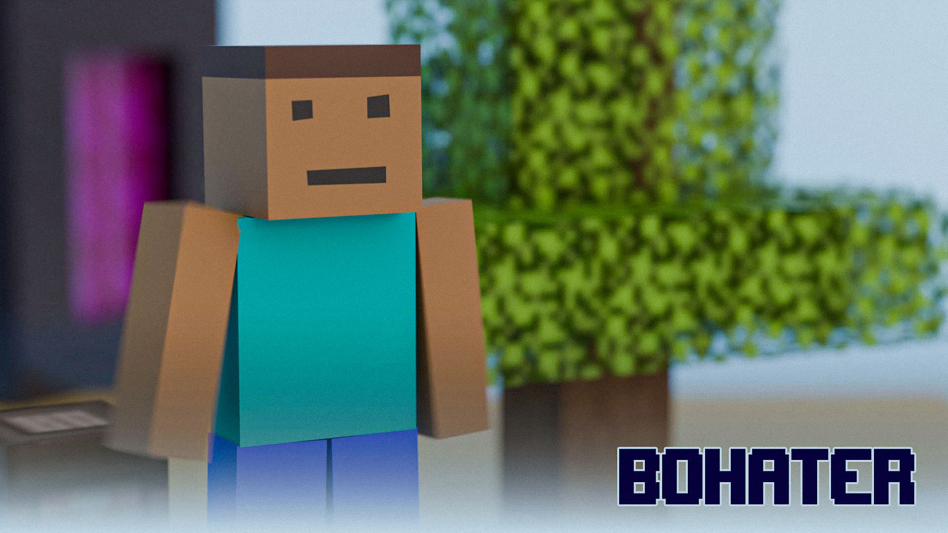 postać którą stworzysz w ramach kursu blender dla młodzieży