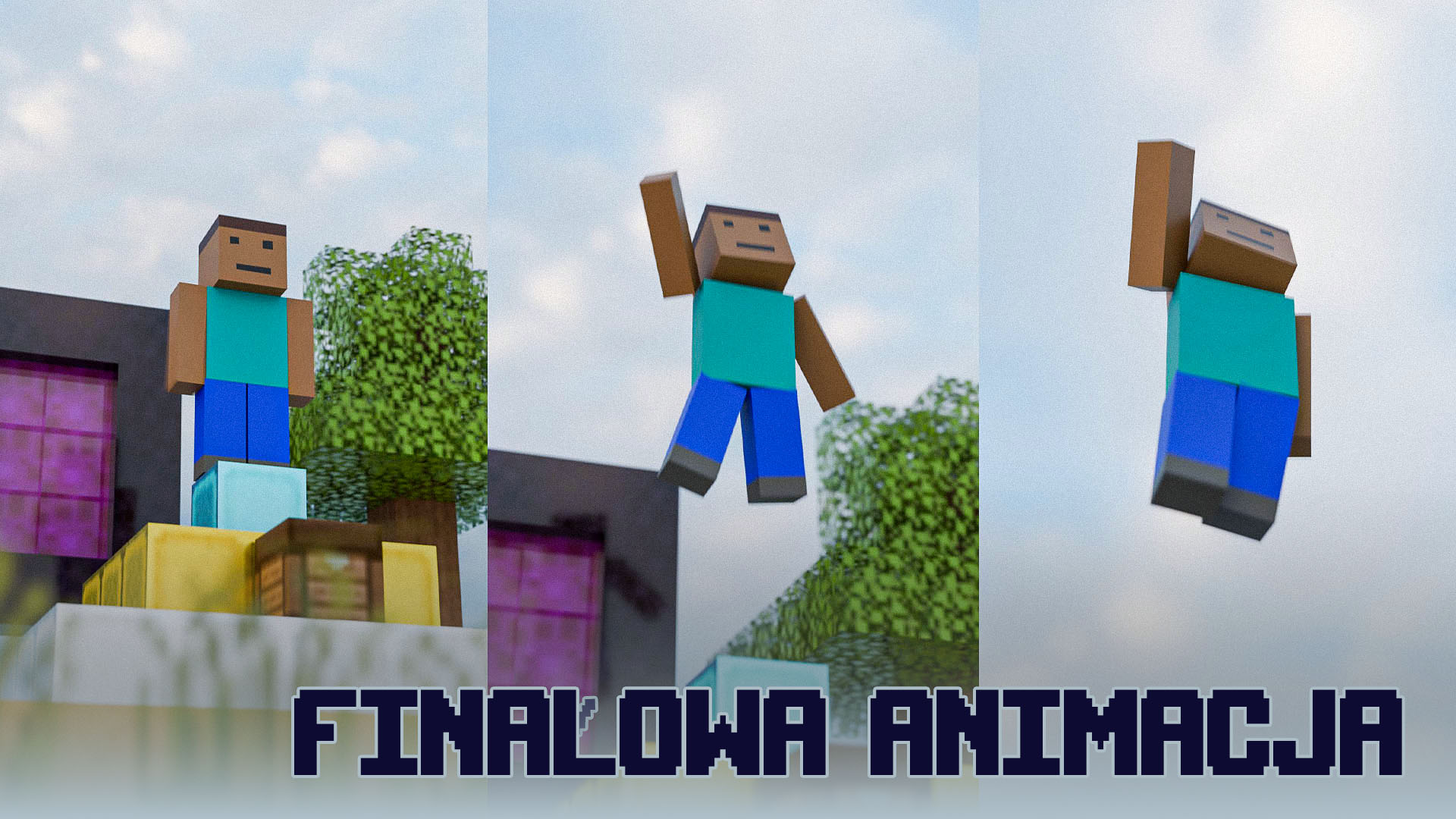 Finałowa animacja którą stworzysz w ramach kursu Blender dla Młodzieży