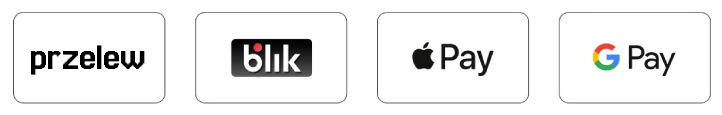 płatność przelewem blikiem, apple pay, google pay